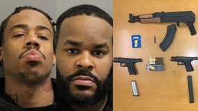 2 charged after Orland Park cop kicked in face, guns and drugs found in vehicle: police