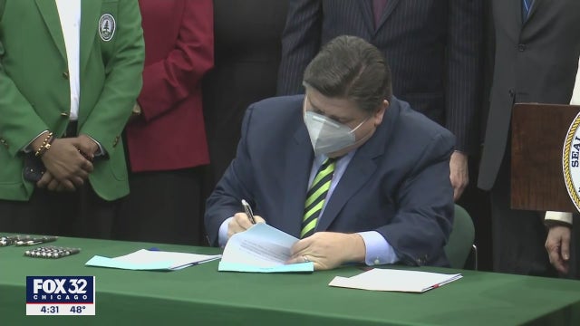 Pritzker signs Illinois budget as Republican rivals take aim at governor's tax hike record