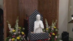 'Blessed Mother' statue now sits where Chicago school fire killed 92 kids in 1958