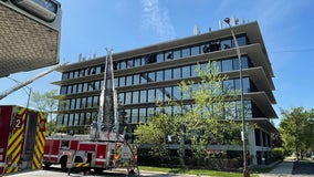 Fire at office building on Chicago's Far Northwest Side sends man to hospital for smoke inhalation