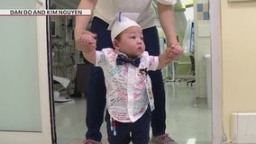 'Mayor' of NICU discharged from hospital after 11 months just in time to celebrate first birthday