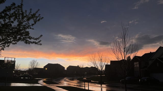 Videos, photos captured by Chicago area residents show stormy skies, rainbows
