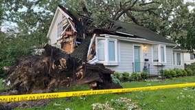 Severe storms rip through Chicago area with 90 mph winds