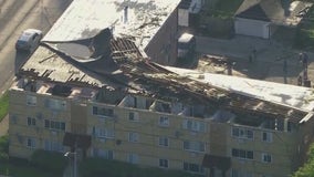 Bellwood residents battle heat while cleaning up damage from severe storm