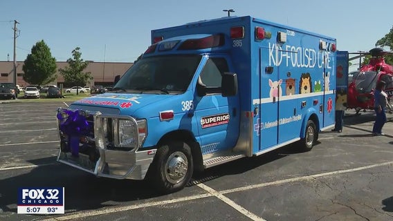 'ICU on Wheels': Suburban Chicago hospital introduces new ambulance for kids
