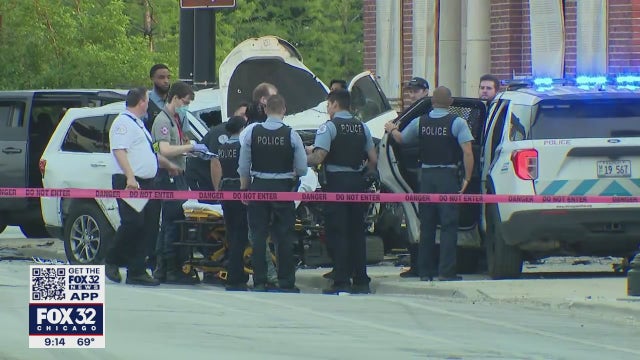 5 kids, 3 adults — including 1 Chicago cop — injured in South Side crash