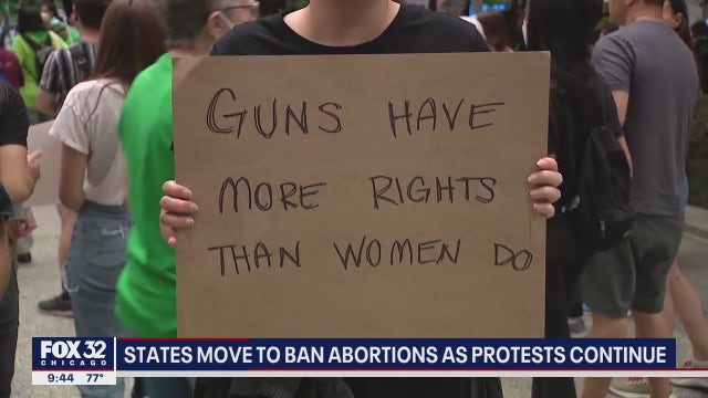 Abortion rights protests continue in Chicago and across the country