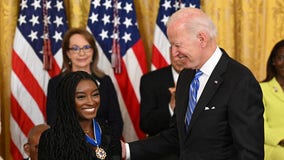 Biden awards Presidential Medal of Freedom to 17 recipients including Simone Biles, John McCain