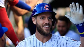 Wisdom’s slam, 6 RBIs lift Cubs over Reds 15-7