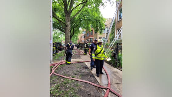 Chicago firefighter, woman injured in Uptown fire