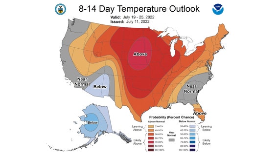 More comfortable couple of days and then heat builds back