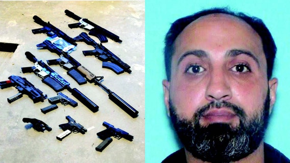 Orland Hills man charged with trafficking over 35 guns, including 'ghost guns' and machine guns