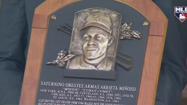 White Sox legend Minnie Minoso inducted into Hall of Fame