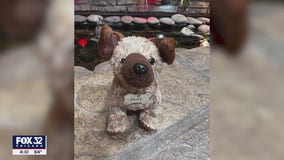 Joliet Park District searching for owner of stuffed animal dog found in parking lot