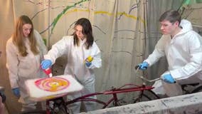 Bicycle Spin Art is a messy new way to have fun with friends in Chicago