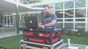 Elk Grove High School welcomes students back with DJ