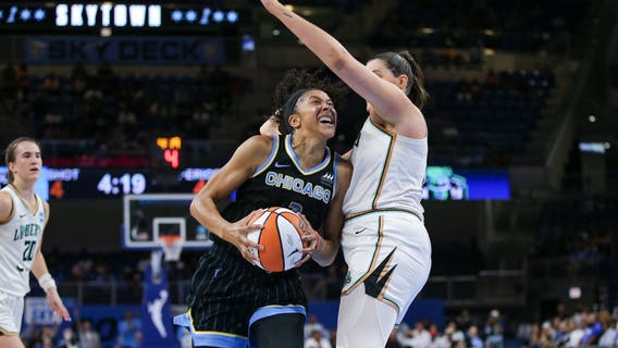 Liberty score final 13 points, beat Sky in playoff opener