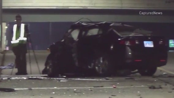 Five children and two adults killed when wrong-way driver smashes into van in suburban Chicago