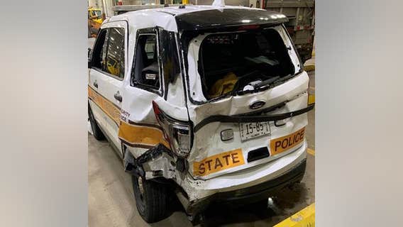 Tinley Park man accused of crashing into Illinois State Police trooper on I-355