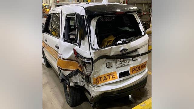 Tinley Park man accused of crashing into Illinois State Police trooper on I-355