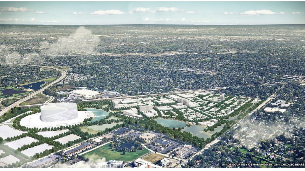 Chicago Bears release renderings of proposed Arlington Heights stadium