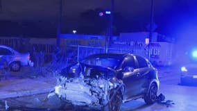 Boy, 17, charged with murder after allegedly fleeing from police, crashing car and killing woman