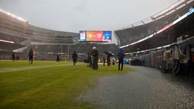 Chicago Bears Trenton Gill penalized for using towel on soggy Soldier Field before field goal try