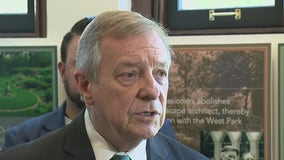 Illinois Sen. Dick Durbin meets with members of Chicago's Puerto Rican community following Hurricane Fiona