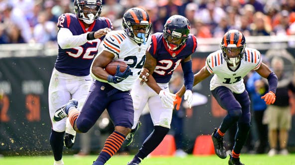 Bears rely on ground game and backup Khalil Herbert