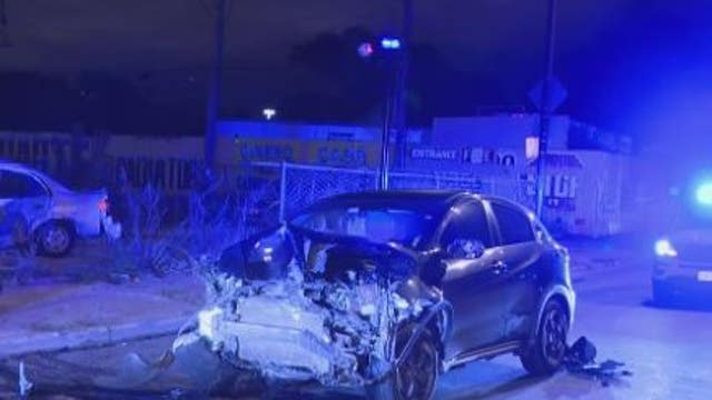 Boy, 17, charged with murder after allegedly fleeing from police, crashing car and killing woman