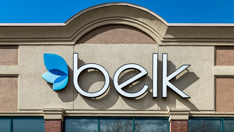 Exterior of a Belk department store