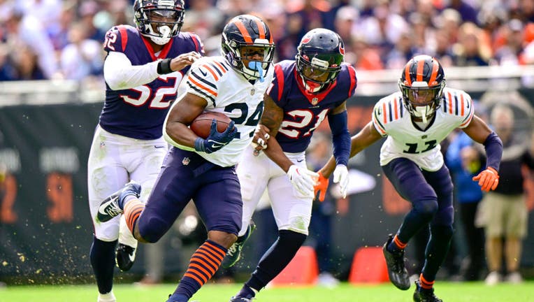 Bears rely on ground game and backup Khalil Herbert - The San