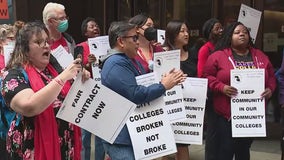 Cook County College Teachers Union expected to announce strike date