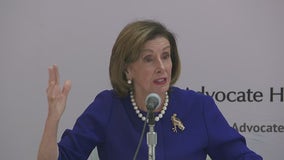 Nancy Pelosi discusses reproductive health care during Downers Grove visit