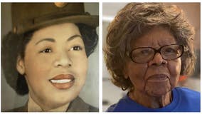 Chicago World War II veteran Fannie Farmer celebrates 100th birthday