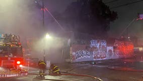 Fire tears through tire shop, restaurant in West Garfield Park