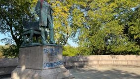 Abraham Lincoln statue in Lincoln Park vandalized