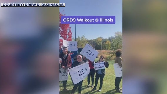 Amazon workers walk off the job again, this time in Channahon