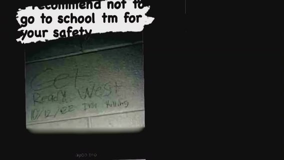 Juvenile in custody after threatening message found at suburban high school