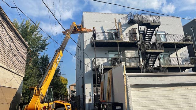Crane stolen from construction site in Pilsen: police
