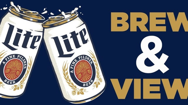 Watch Da Bears play at Miller Lite's Brew & View