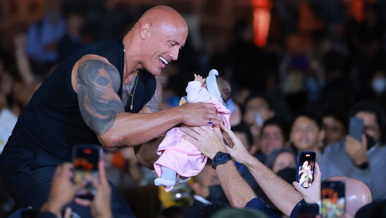 The Rock and baby1