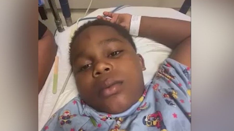 Legend Barr, 7-year-old shot on his way to church in Chicago, talks about what he's lost