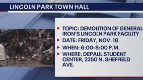 City officials holding town hall concerning upcoming demolition of General Irons' Lincoln Park facility