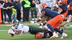 Michigan State halts skid by upending No. 14 Illinois 23-15