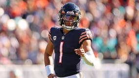 Chicago Bears quarterback Justin Fields recognized for record-breaking performance