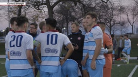 Professional Ukrainian soccer coach now with amateur team in Chicago after fleeing war
