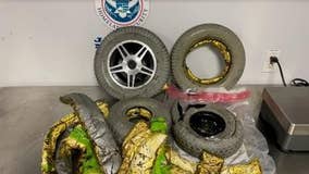 Cocaine worth $450K seized from wheelchair wheels, feds say