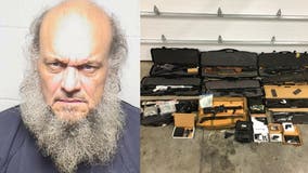 Dozens of guns seized from Grayslake man arrested for threatening to kill family, police say