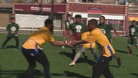 South Side Chicago high school hosts Special Olympics Illinois flag football team